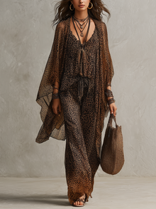 Boho Leopard Luxe σετ 3 τεμαχίων