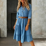 Harriet Comfortable Denim Dress