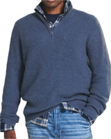 Daniel | Relaxed Zip-Neck Jumper
