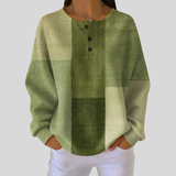 Shelby Green Colour Block Henley Top
