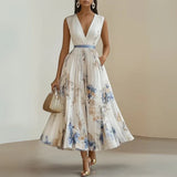Zrinka - Maxi Chiffon Pleated Dress