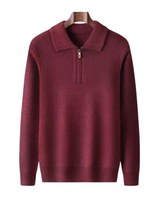 Ian | Classic Quarter-Zip Jumper