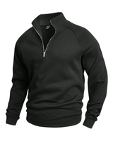 Kenneth | Plain Half-Zip Jumper
