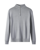 John | Smart Zip-Neck Jumper