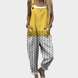 Iva – Yellow Printed Jumpsuit