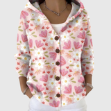 Olga™ - Knitted hooded cardigan