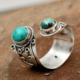 Vintage Boho Δαχτυλίδι με Μωσαϊκό