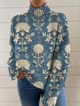 Lily | Eternal floral turtleneck