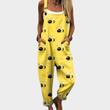 Mia – Yellow Printed Jumpsuit