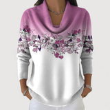 Nika | Floral turtleneck sweater