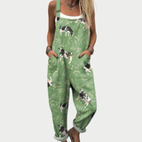Ivana – Green Printed Jumpsuit