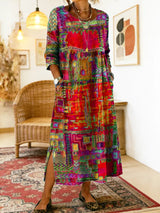 Lara - Colorful ethnic maxi dress