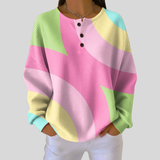 Lorena™ | Pastel abstract pattern t-shirt