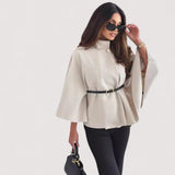 Angela Butterfly-Sleeve Coat