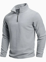 Stephen | Long-Sleeve Zip-Neck Jumper