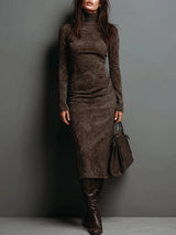 Lorna Long Brown Dress