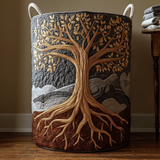 Quilted laundry basket – natural motif – NCU0DDK1028