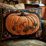 Autumn Pattern Quilted Cushion Cover