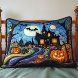 Autumn Pattern Quilted Cushion Cover