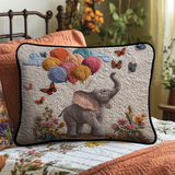 Colourful Balloons Quilted Cushion Cover