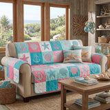 Beach Haven | Quilted Sofa Cover
