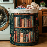Books Quilted Laundry Basket – Design 1118