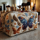 Butterfly Whisper Quilted Make-up Bag