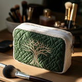 Celestial Roots Quilted Make-up Bag