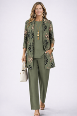 Jenilyn | Women's three-piece set in multiple colors