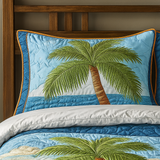 Island Breeze Quilted Cushion Cover