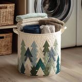 Christmas Quilted Laundry Basket – Design 0071