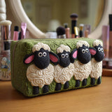 Cute Herd Quilted Make-up Bag