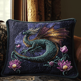 Dragon Kingdom Quilted Cushion Cover