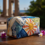 Earth Spirit Quilted Make-up Bag