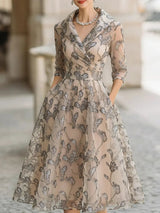 Ivana Elegant Lace Dress