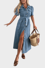 Emmeline Denim Shirt Dress