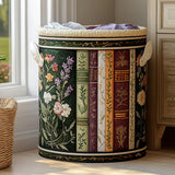 Quilted laundry basket – floral motif – NCU0PVL466