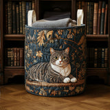 Quilted laundry basket – cats – NCU0QN034