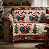 Holiday Spirit | Quilted Sofa Cover