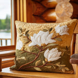 Magnolia Quilted Cushion Cover