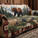 Mountain Trail | Quilted Sofa Cover