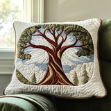 A Nature Embrace Quilted Cushion Cover