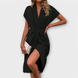 Serena – Elegant and comfortable midi wrap dress