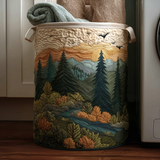 Nature Quilted Laundry Basket – Design 2930