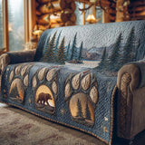 Rustic Path | Quilted Sofa Cover