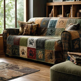 Rustic Paws | Quilted Sofa Cover