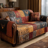 Rustic Rodeo Saddle | Quilted Sofa Cover