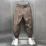 Herbert | Tapered Brushed-Look Trousers