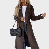 Ana Double-Breasted Belted Coat