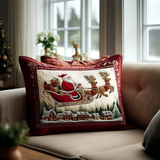 Santa Claus Dream Quilted Cushion Cover